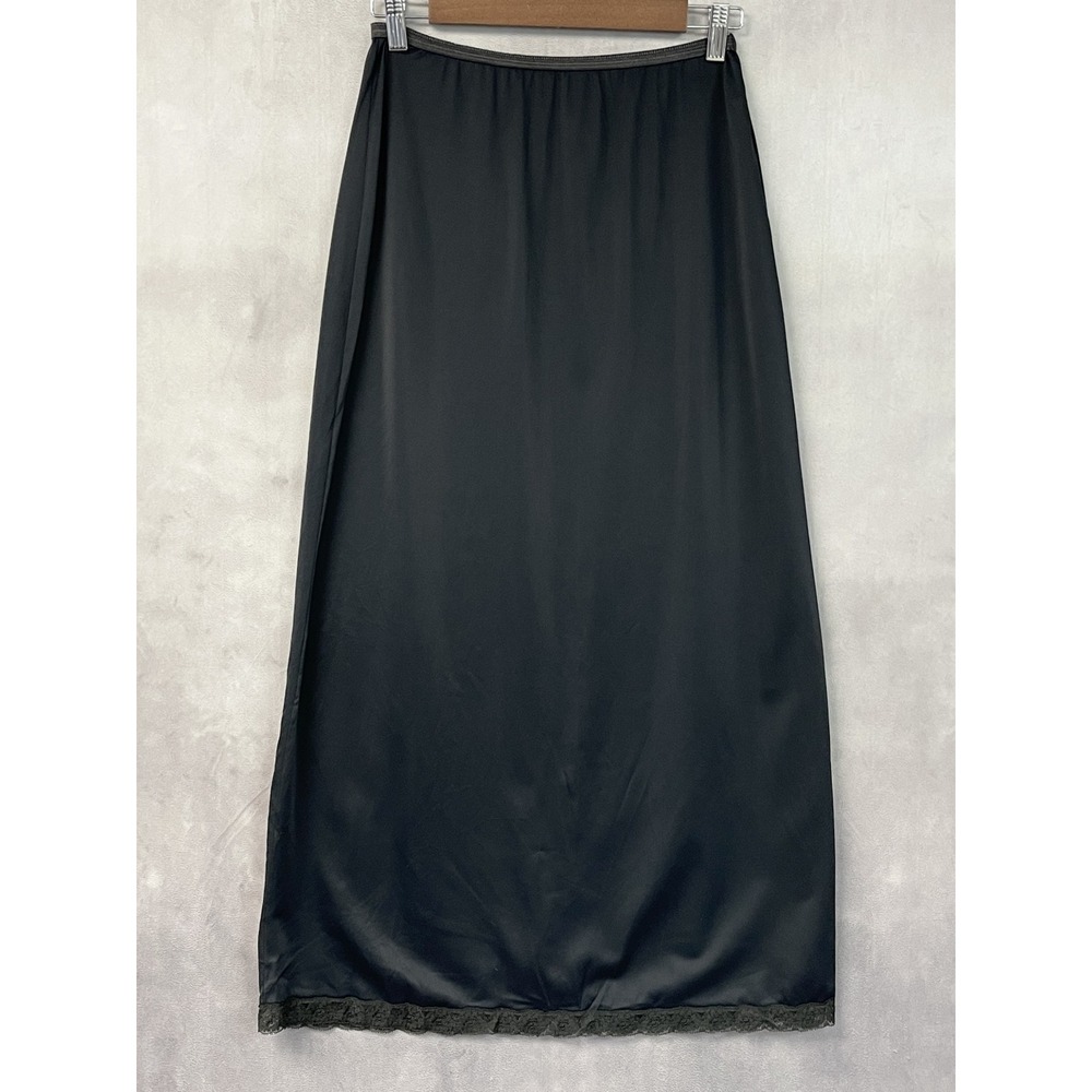 Lorraine Women Half Slip Skirt Size M Lace Trim Flowy Vintage Lingerie Coquette